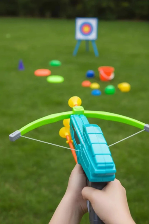 Lisanslı Atış Serisi Hedefli Oyuncak Seti – Yeşil 33.4 Cm