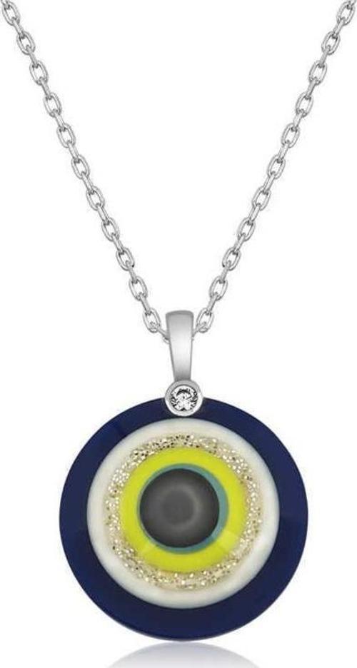 Gümüş 100 Dilde Seni Seviyorum Nazar Kolye