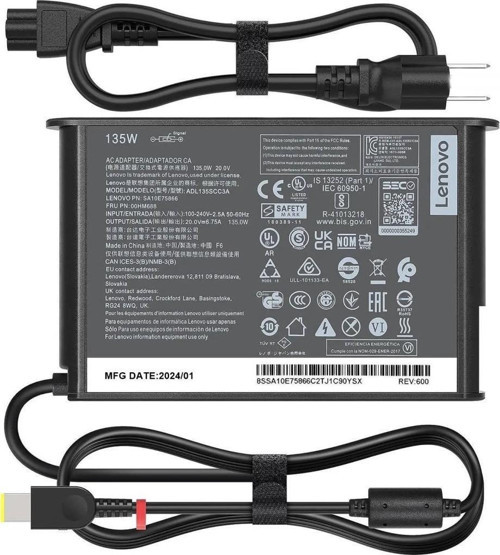Lenovo Ideapad Y70-70 ( 80FW) Adaptör Lenovo Şarj cihazı 135w