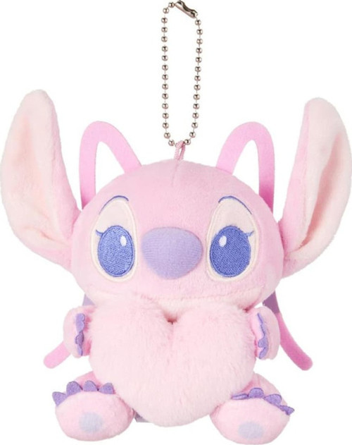 Stitch Lisanslı Kalpli Peluş Oyuncak (Angel)