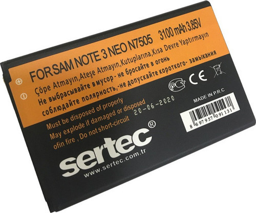 Samsung GALAXY NOTE 3 NEO / N7505 Uyumlu Batarya