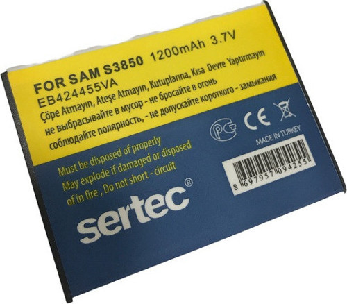 Samsung M350/S3850 Uyumlu Batarya