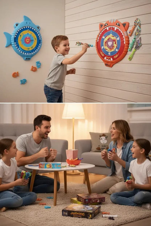 Lisanslı Hayvan Figürlü Mıknatıslı Dart Oyuncak – 31 Cm