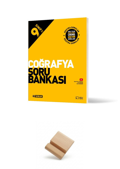 Hız 9. Sınıf Maarif Coğrafya Soru Bankası ve Telefon Standı