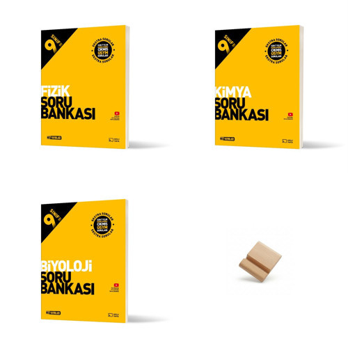 Hız 9. Sınıf Maarif Fizik Kimya ve Biyoloji Soru Bankası + Telefon Standı