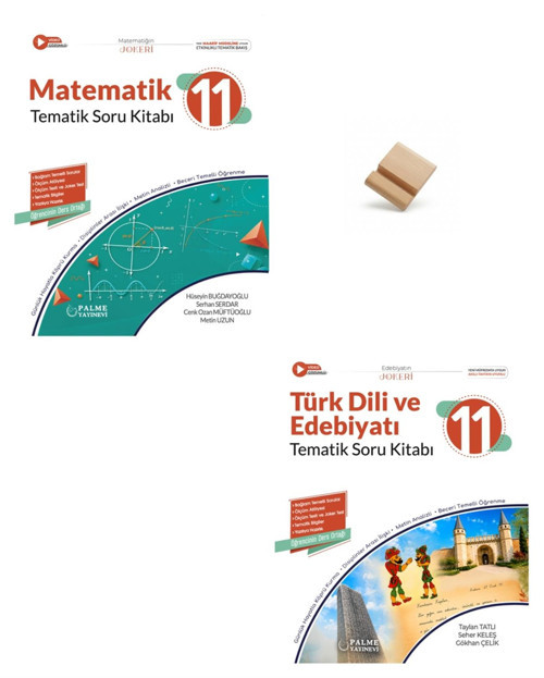 Palme 11. Sınıf Maarif Tematik Matematik ve Türk Dili Edebiyatı Soru Kitabı + Telefon Standı