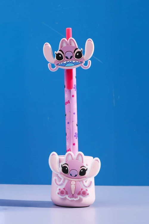 Lilo&Stitch Lisanslı Figürlü Tükenmez Kalem Seti - Angel