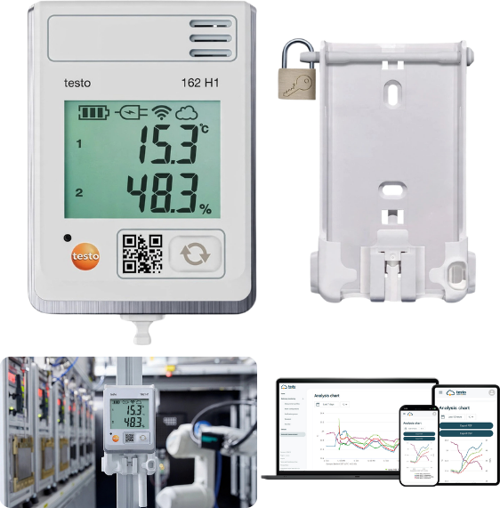 162 H1 Sıcaklık ve Nem Wifi Datalogger