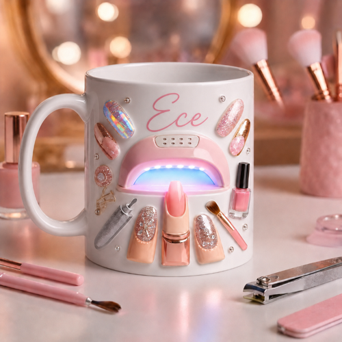 Manikür Nail Art Kupa Bardak