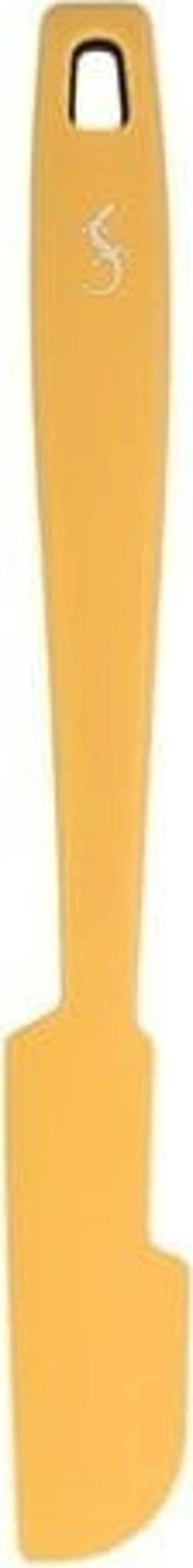 - Platin Silikon Mini Hamur Kazıyıcı 26 cm Sarı - Yanmaz, Yapışmaz, Bükülmez, Çizmez, Tat ve Koku Bırakmaz - 240045