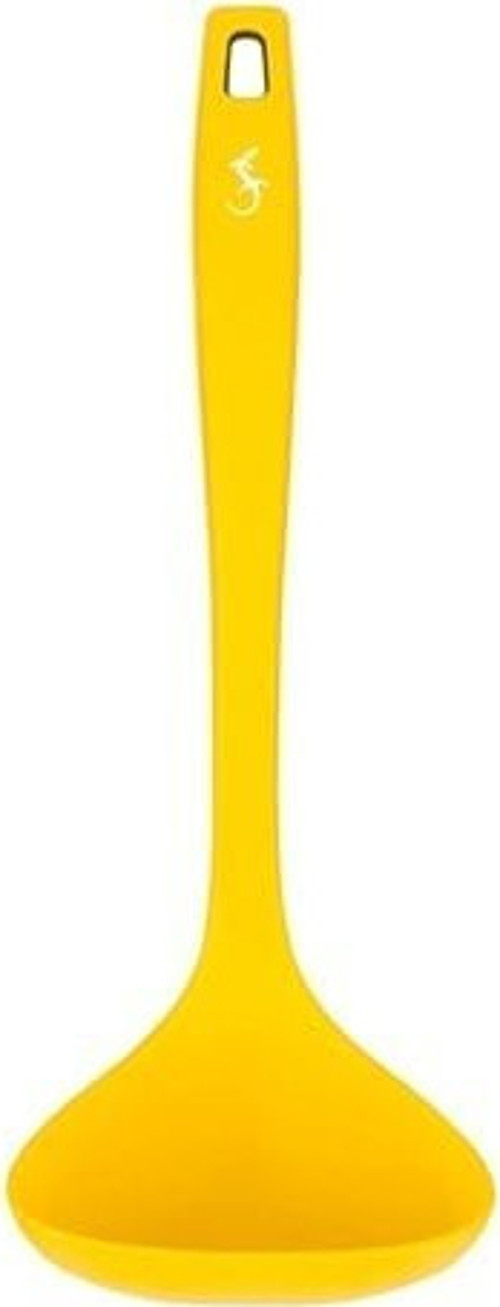 - Platin Silikon Çorba Kepçesi 28 cm Sarı - Yanmaz, Yapışmaz, Bükülmez, Çizmez, Tat ve Koku Bırakmaz - 240052
