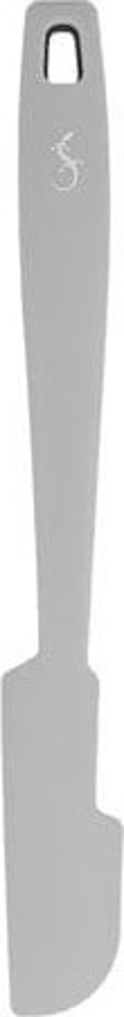 - Platin Silikon Mini Hamur Kazıyıcı 26 cm Açık Gri - Yanmaz, Yapışmaz, Bükülmez, Çizmez, Tat ve Koku Bırakmaz - 240005