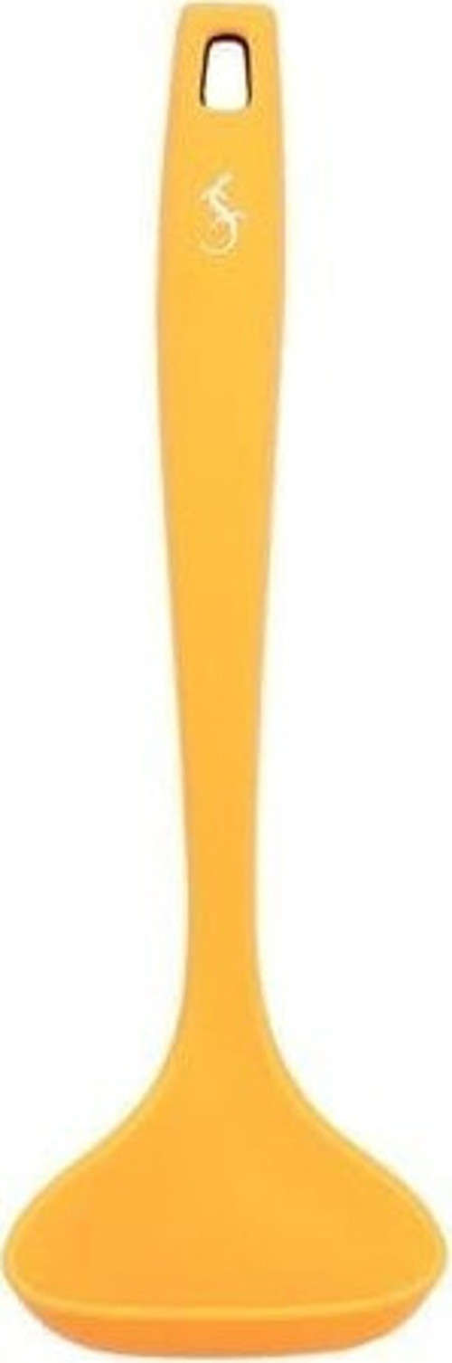- Platin Silikon Sos Kepçesi 28 cm Sarı - Yanmaz, Yapışmaz, Bükülmez, Çizmez, Tat ve Koku Bırakmaz - 240055