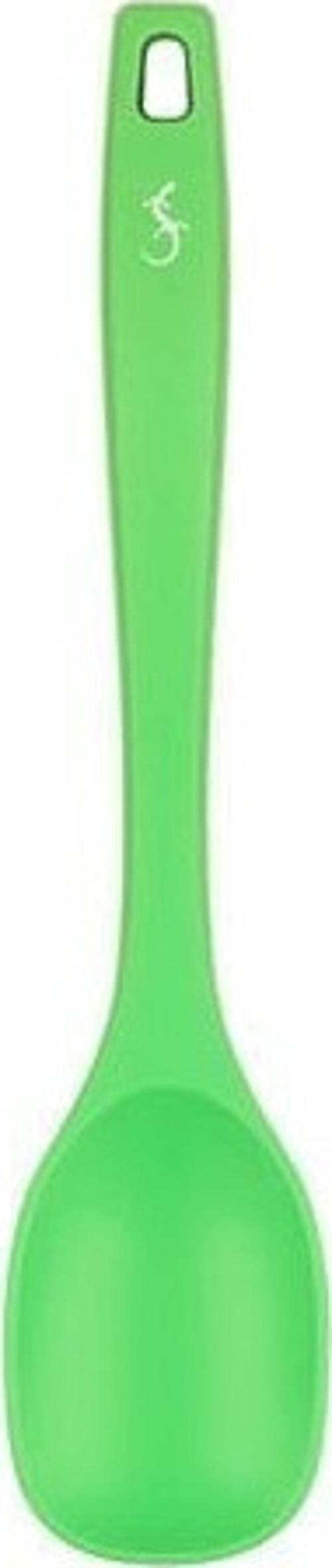 - Platin Silikon Yemek Kaşığı 28 cm Yeşil - Yanmaz, Yapışmaz, Bükülmez, Çizmez, Tat ve Koku Bırakmaz - 240081