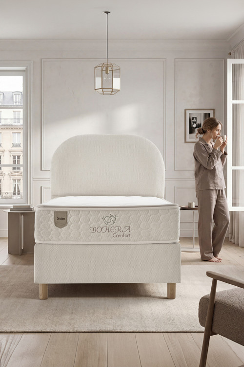 Bohera Comfort Bohem Baza + Başlık + Yatak Üçlü Set