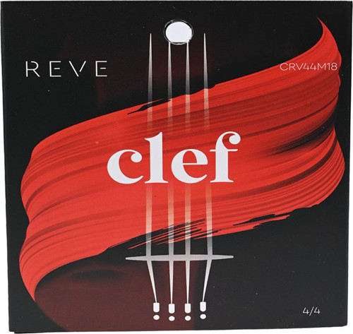Clef Reve CRV44M18 4/4 Medium Keman Teli Takımı