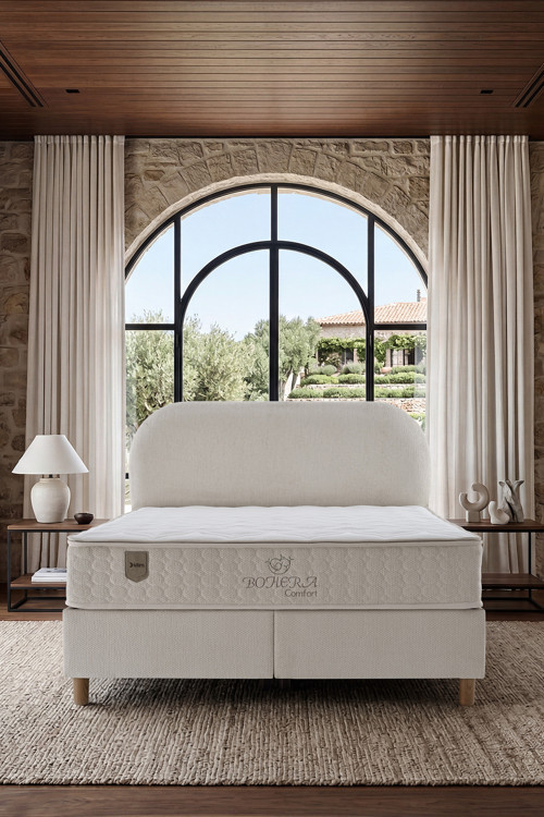 Bohera Comfort Bohem Baza + Başlık + Yatak Üçlü Set