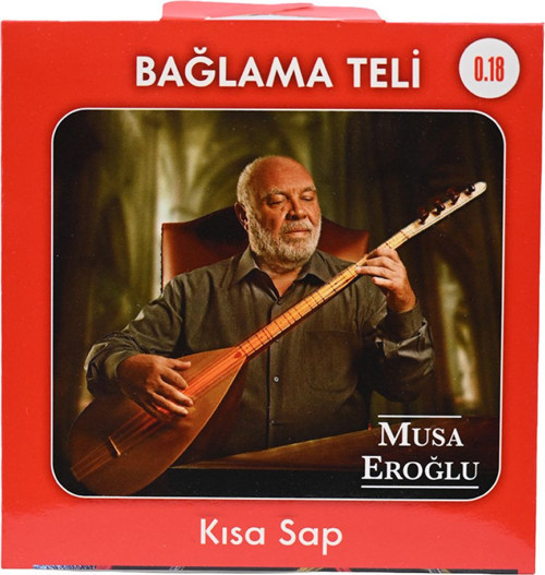 Musa Eroğlu Bağlama Teli 0.18 (Kısa Sap)