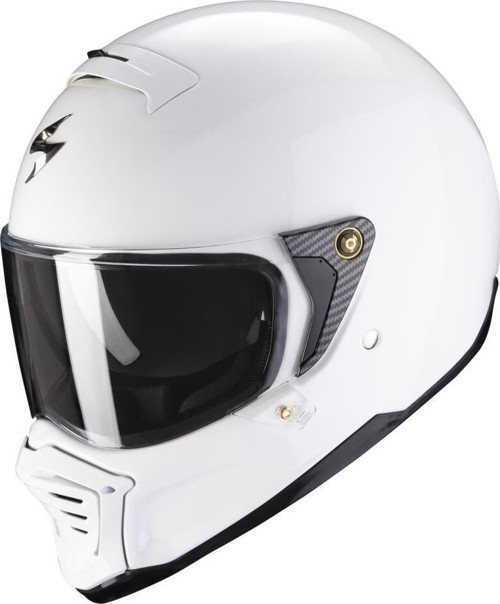 EXO HX1 Retro Motosiklet Kaskı Beyaz