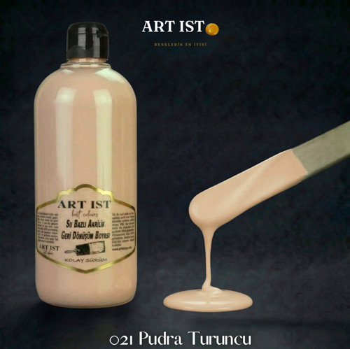Geri Dönüşüm Boyaları 500ml - 021 PUDRA TURUNCU