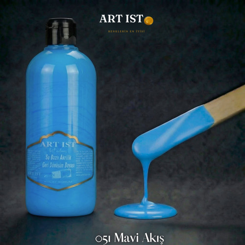 Geri Dönüşüm Boyaları 500ml - 051 MAVİ AKIŞ