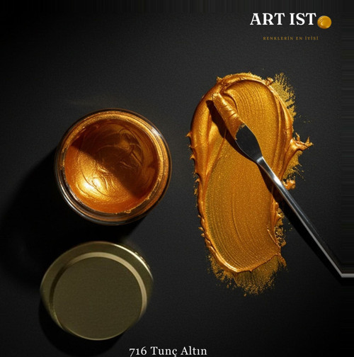 Sıvı Varak 40ml - 716 Tunç Altın