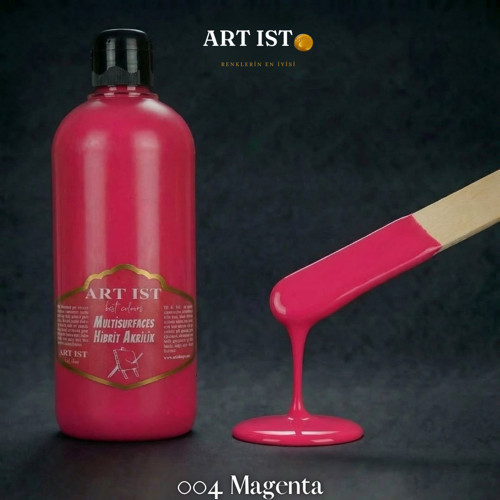 Multisurfaces 500ml Su Bazlı Akrilik Boya - 004 MAGENTA