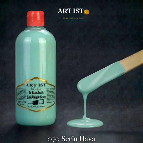 Geri Dönüşüm Boyaları 500ml - 070 SERİN HAVA