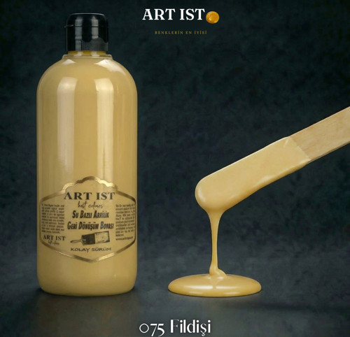 Geri Dönüşüm Boyaları 500ml - 075 FİLDİŞİ
