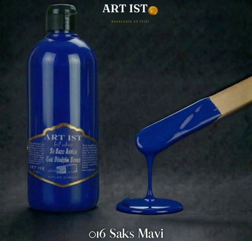 Geri Dönüşüm Boyaları 500ml - 016 SAKS MAVİ