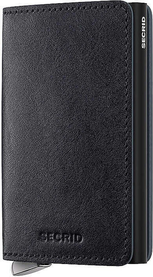 Premium Slimwallet+ Basco Kartlık Cüzdan, Siyah