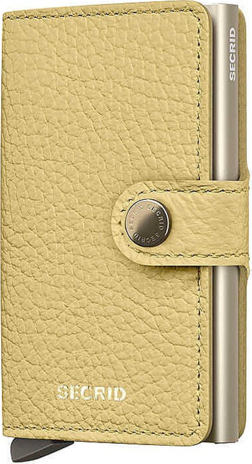 Miniwallet Pebble Kartlık Cüzdan, Açık Sarı