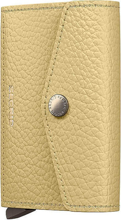 Envelope Wallet Pebble Kartlık Cüzdan, Açık Sarı