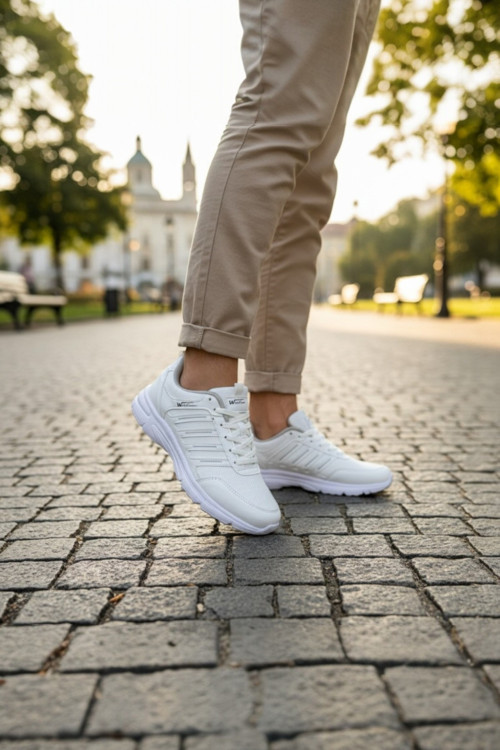 Erkek Nefes Alan Yürüyüş Ayakkabısı - Hafif Taban Spor Sneaker