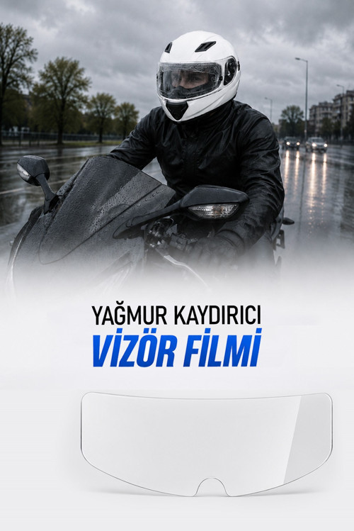 Şeffaf Motosiklet Kask Vizör Buğu Önleyici Film Yağmur Kaydırıcı Pinlock Tipi Koruyucu Lens