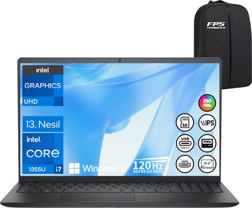 Pro 15 Essential I7-1355U Intel UHD Graphics 32GB Ram 2tb SSD 15.6" 120Hz W11 Taşınabilir Bilgisayar
