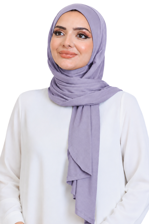 Penye Boyun Kapamalı Şal Başörtü Hazır Giyim Turban Esnek Jersey Şal