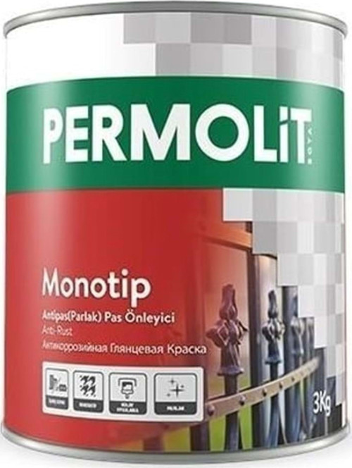 Monotip Antipas Parlak Beyaz 0.75Lt