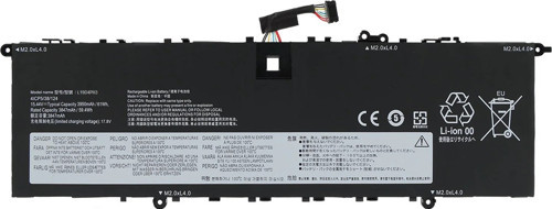 Lenovo IdeaPad Slim 7-14ARH7, L19D4PH3 Notebook Bataryası