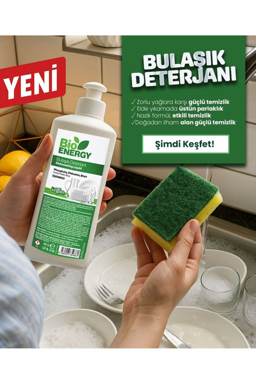 DR.CLİNİC BİOENERGY SIVI BULAŞIK DETERJANI 400ML