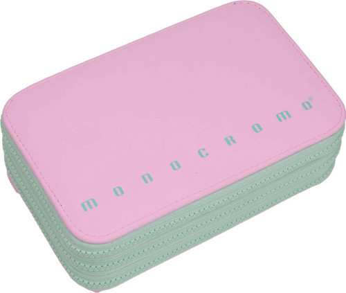 Monocromo Üç Katlı Pu Dolu Kalem Kutu Pembe 170552