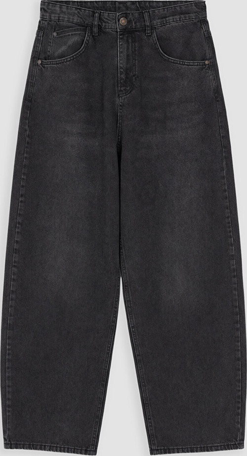 LCW Jeans Siyah Baggy Fit Erkek Jean Pantolon
