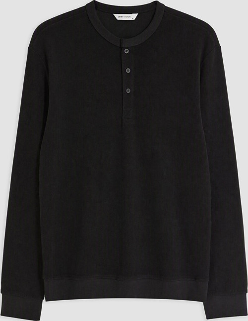 LCW Vision Siyah Bisiklet Yaka Erkek Sweatshirt
