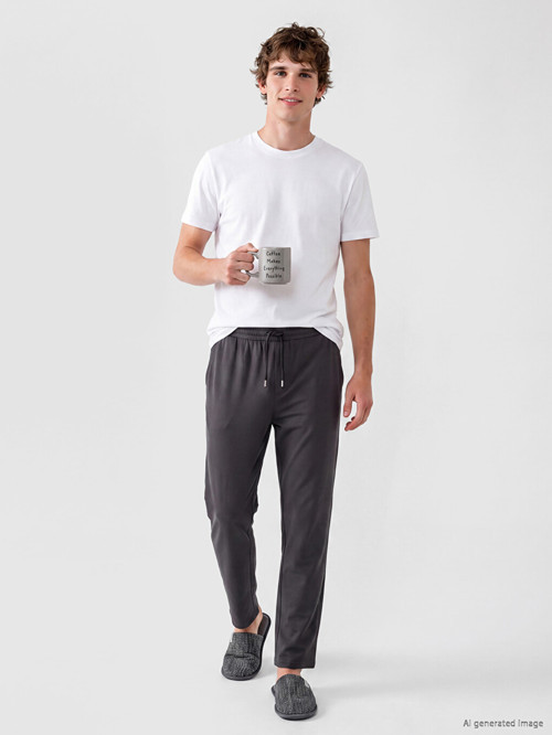 LC WAIKIKI Antrasit Regular Fit Erkek Pijama Altı