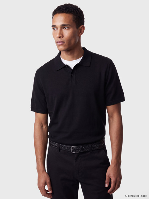 LCW Vision Lacivert Polo Yaka Erkek Triko Tişört