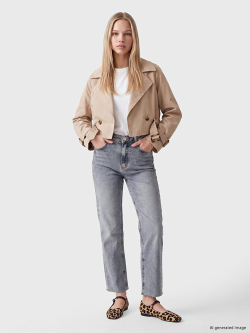 LCW Jeans İndigo Straight Fit Kadın Jean Pantolon