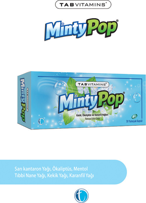 TABVITAMINS MINTYPOP 30 YUMUSAK KAPSUL