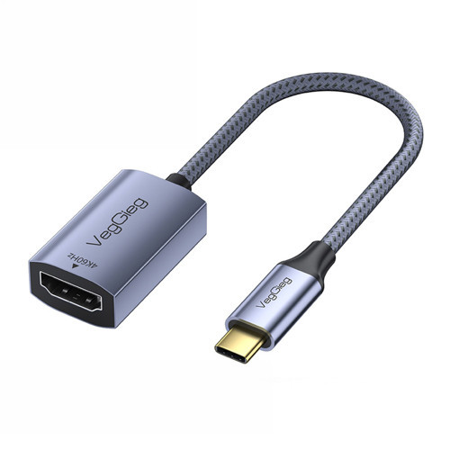 Type-C to HDMI 4K 60Hz OFC Bakır Çevirici Dönüştürücü Adaptör