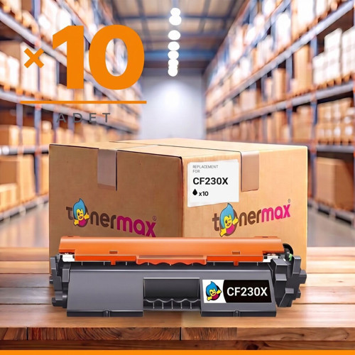 HP LaserJet Pro M203dn Muadil Toner Çipli CF230X 10'lu 4.000 Sayfa