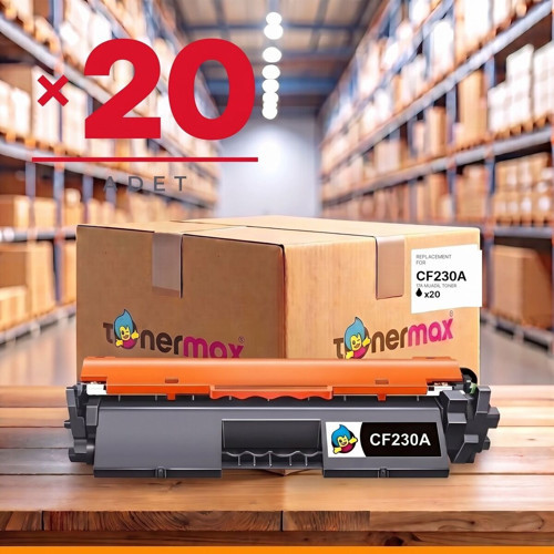 HP LaserJet Pro MFP M227d Muadil Toner Çipli CF230A 20'li